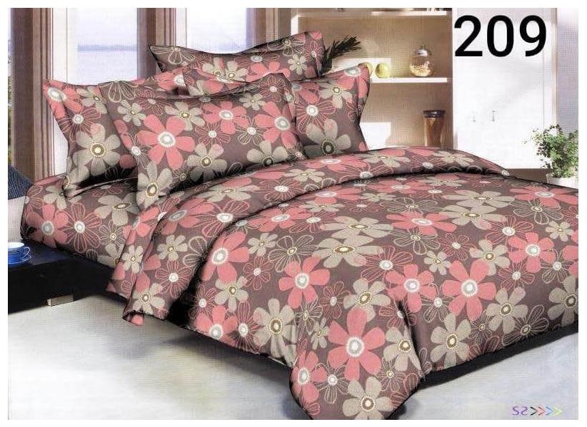 

GETITBAE Cotton Floral Double Size Bedsheet 130 TC ( 1 Bedsheet With 2 Pillow Covers Pink )
