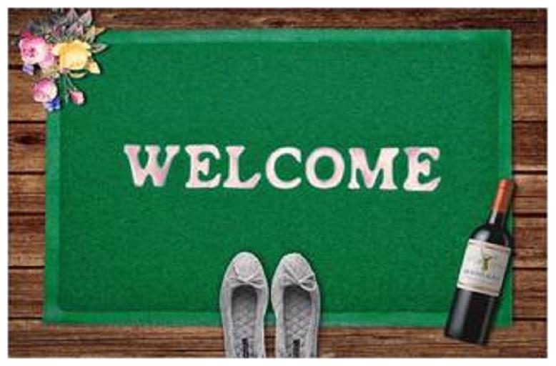 

GH Decor Dust Remover Pvc Welcome Doormat For Offices Hotel Restaurant Home Shop