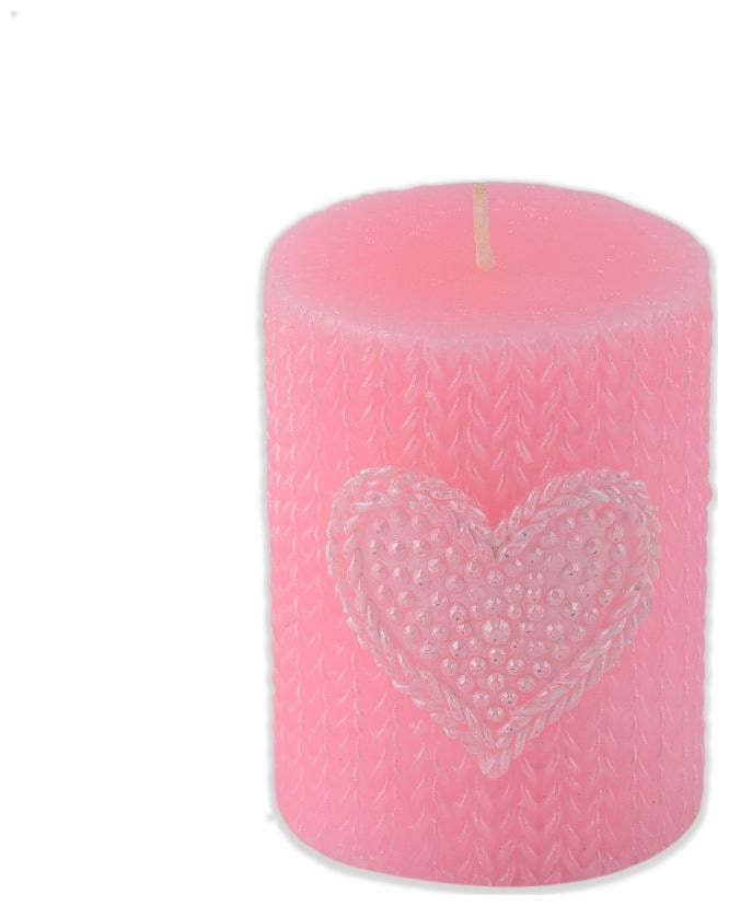 

Giftadia Paraffin wax Pink Candle