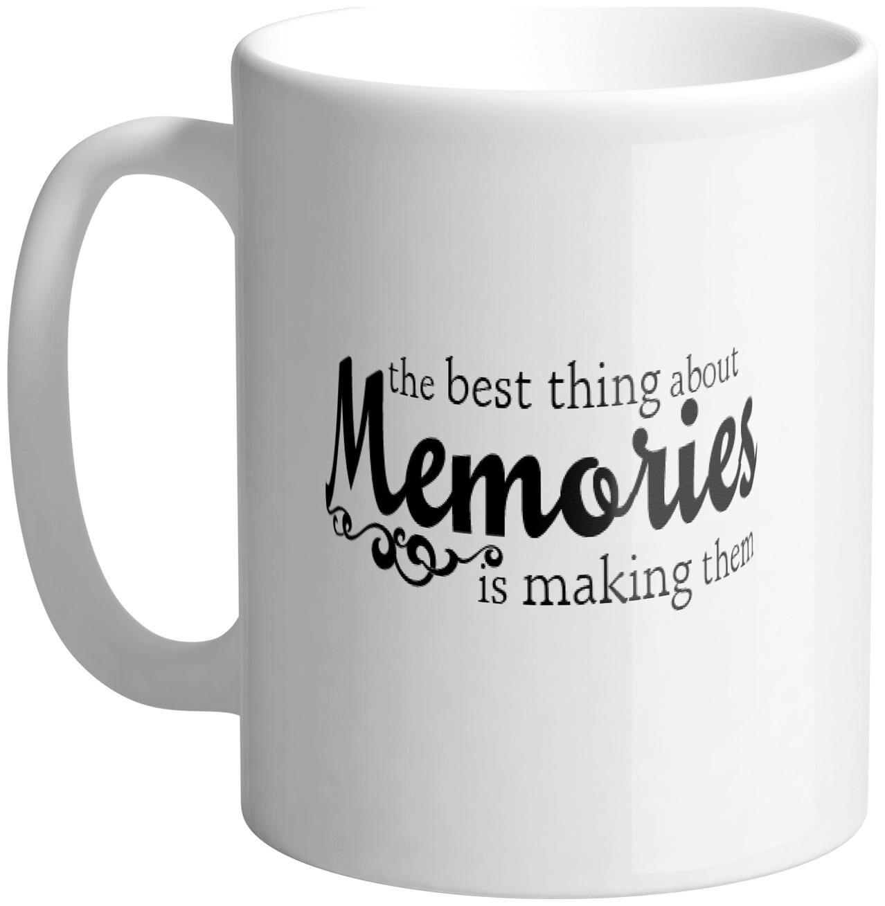 

Giftszee Best Memories Gift Family Gift for brother sister friend mother father Printed Ceramic Coffee Mug (350 ml)