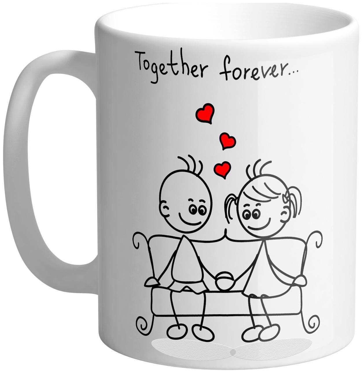 

Giftszee Together Forever Ceramic Coffee Mug (350 ml)