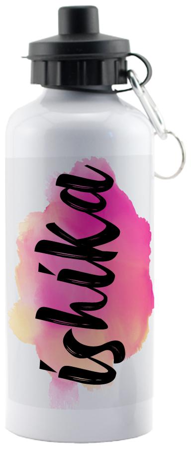 

GIFTSZONE Aluminium White Water Bottle ( 600 ml Set of 1 )