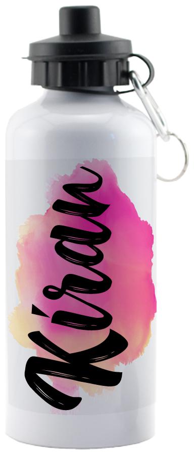 

GIFTSZONE Aluminium White Water Bottle ( 600 ml Set of 1 )