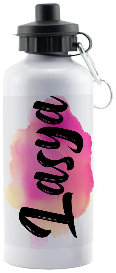 

GIFTSZONE Aluminium White Water Bottle ( 600 ml Set of 1 )