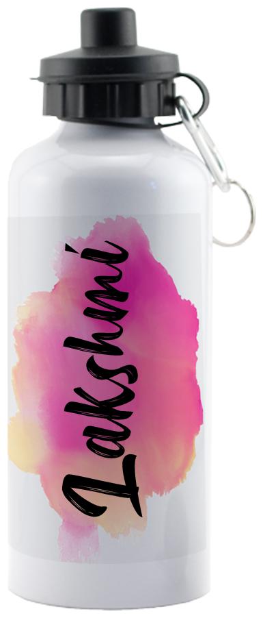 

GIFTSZONE Aluminium White Water Bottle ( 600 ml Set of 1 )