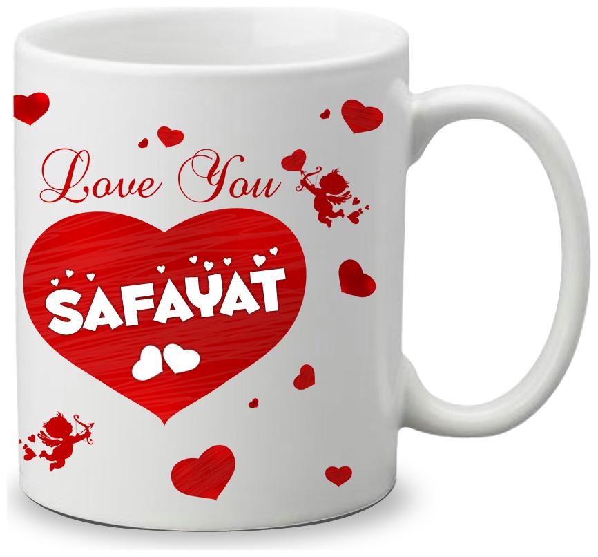 

Giftszone Love u Safayat Name White Mug Best Gifts for Valentine s Day Anniversary