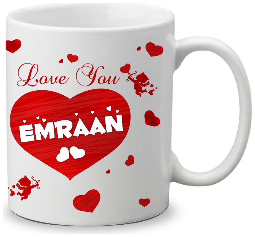 

Giftszone Love u Emran Name White Mug Best Gifts for Valentine s Day Anniversary
