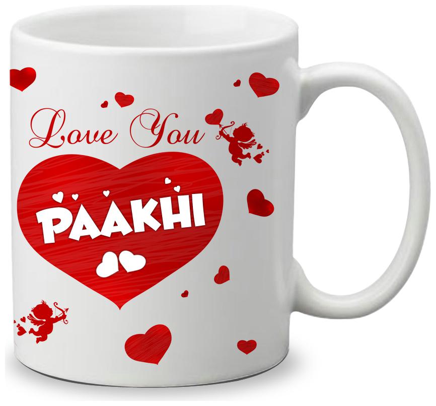 

Giftszone Love u Paakhi Name White Mug Best Gifts for Valentine s Day Anniversary