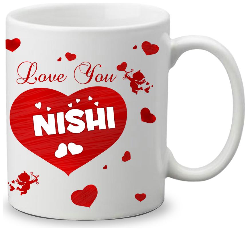 

Giftszone Love u Nishi Name White Mug Best Gifts for Valentine s Day Anniversary