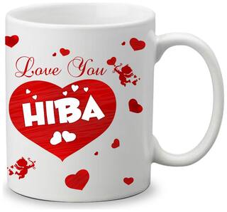Buy Giftszone Love U Hiba Name White Mug Best Gifts For Valentine S Day Anniversary Online At Low Prices In India Paytmmall Com With tenor, maker of gif keyboard, add popular i love you animated gifs to your conversations. paytm mall