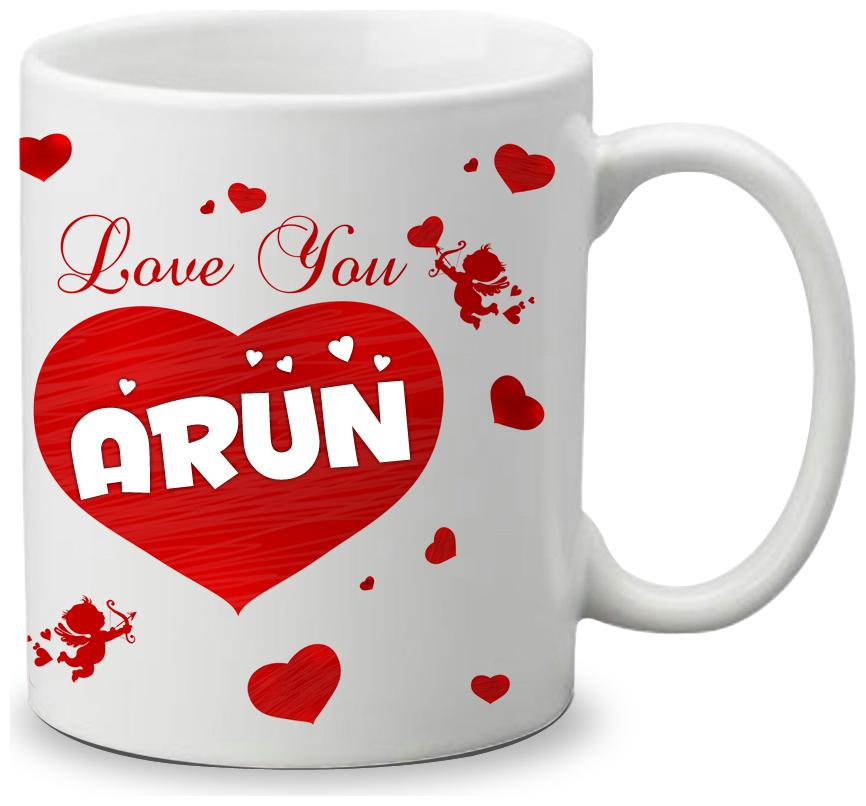 

Giftszone Love u Arun Name White Mug Best Gifts for Valentine s Day Anniversary