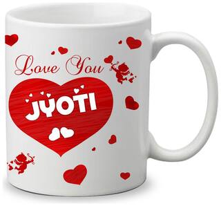 Buy Giftszone Love U Jyoti Name White Mug Best Gifts For Valentine S Day Anniversary Online At Low Prices In India Paytmmall Com Our jyoti logos can be used for whatever you need. giftszone love u jyoti name white mug best gifts for valentine s day anniversary