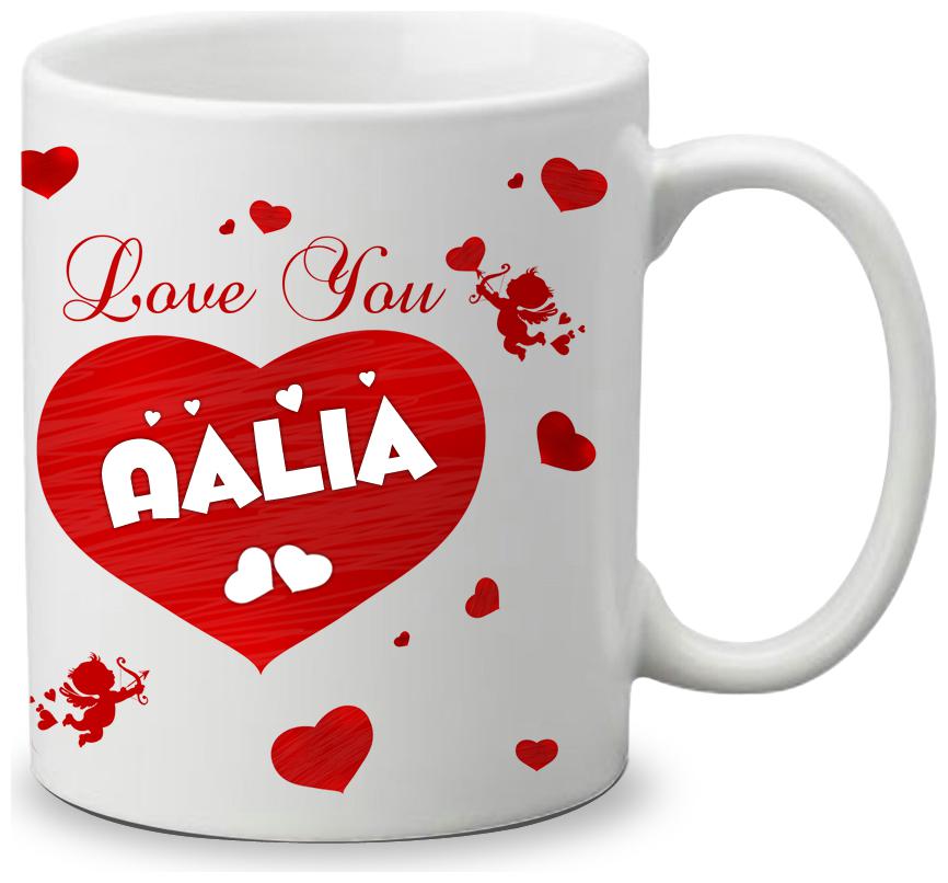 

Giftszone Love u Aalia Name White Mug Best Gifts for Valentine s Day Anniversary