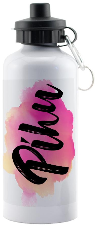 

GIFTSZONE Aluminium White Water Bottle ( 600 ml Set of 1 )