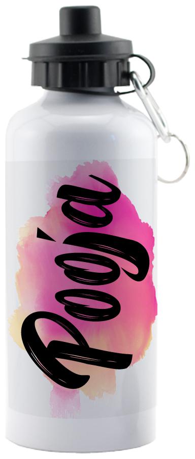 

GIFTSZONE Aluminium White Water Bottle ( 600 ml Set of 1 )