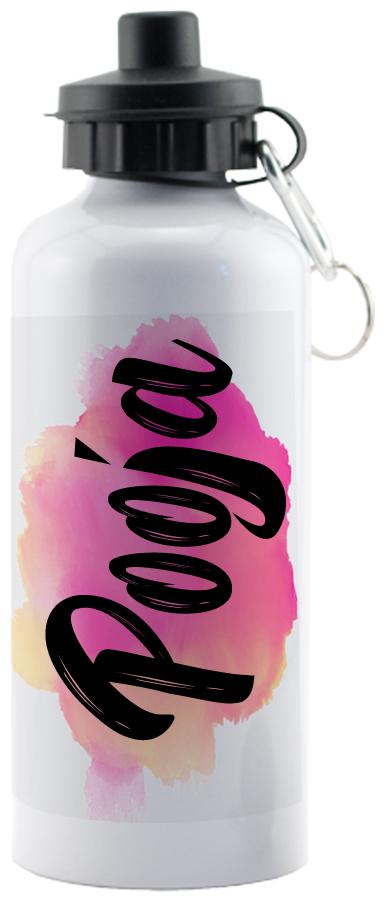 

GIFTSZONE Aluminium White Water Bottle ( 600 ml Set of 1 )
