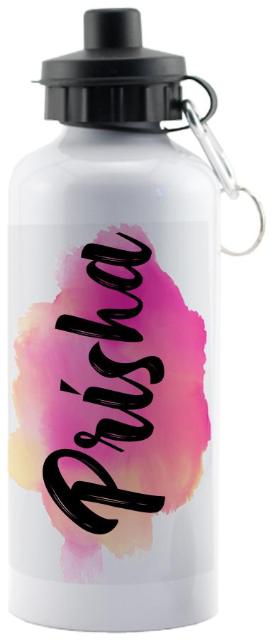 

GIFTSZONE Aluminium White Water Bottle ( 600 ml Set of 1 )