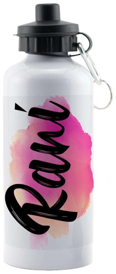 

GIFTSZONE Aluminium White Water Bottle ( 600 ml Set of 1 )