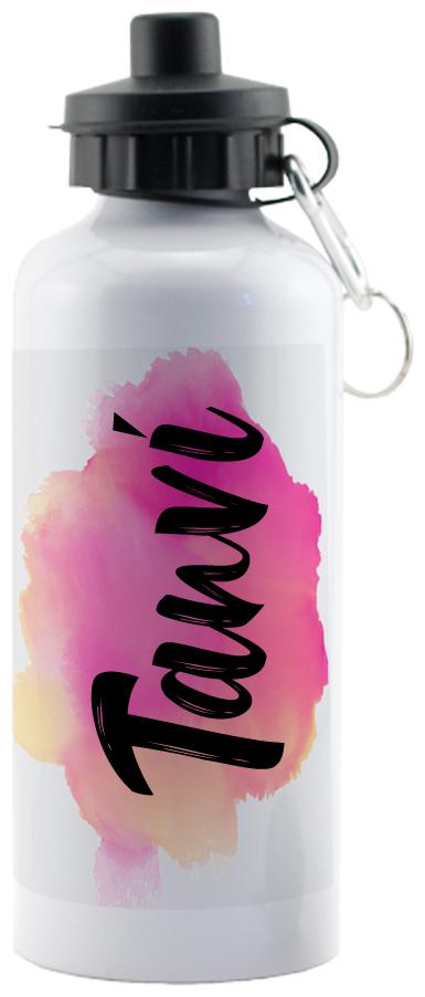 

GIFTSZONE Aluminium White Water Bottle ( 600 ml Set of 1 )