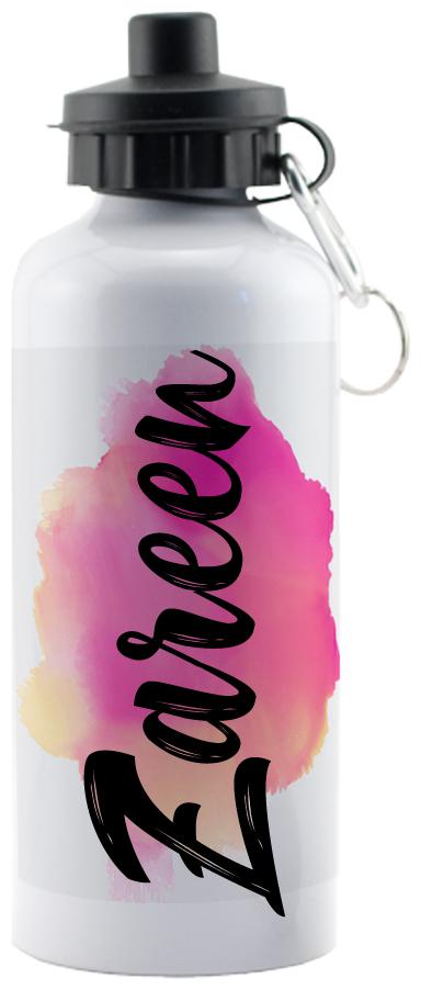 

GIFTSZONE Aluminium White Water Bottle ( 600 ml Set of 1 )