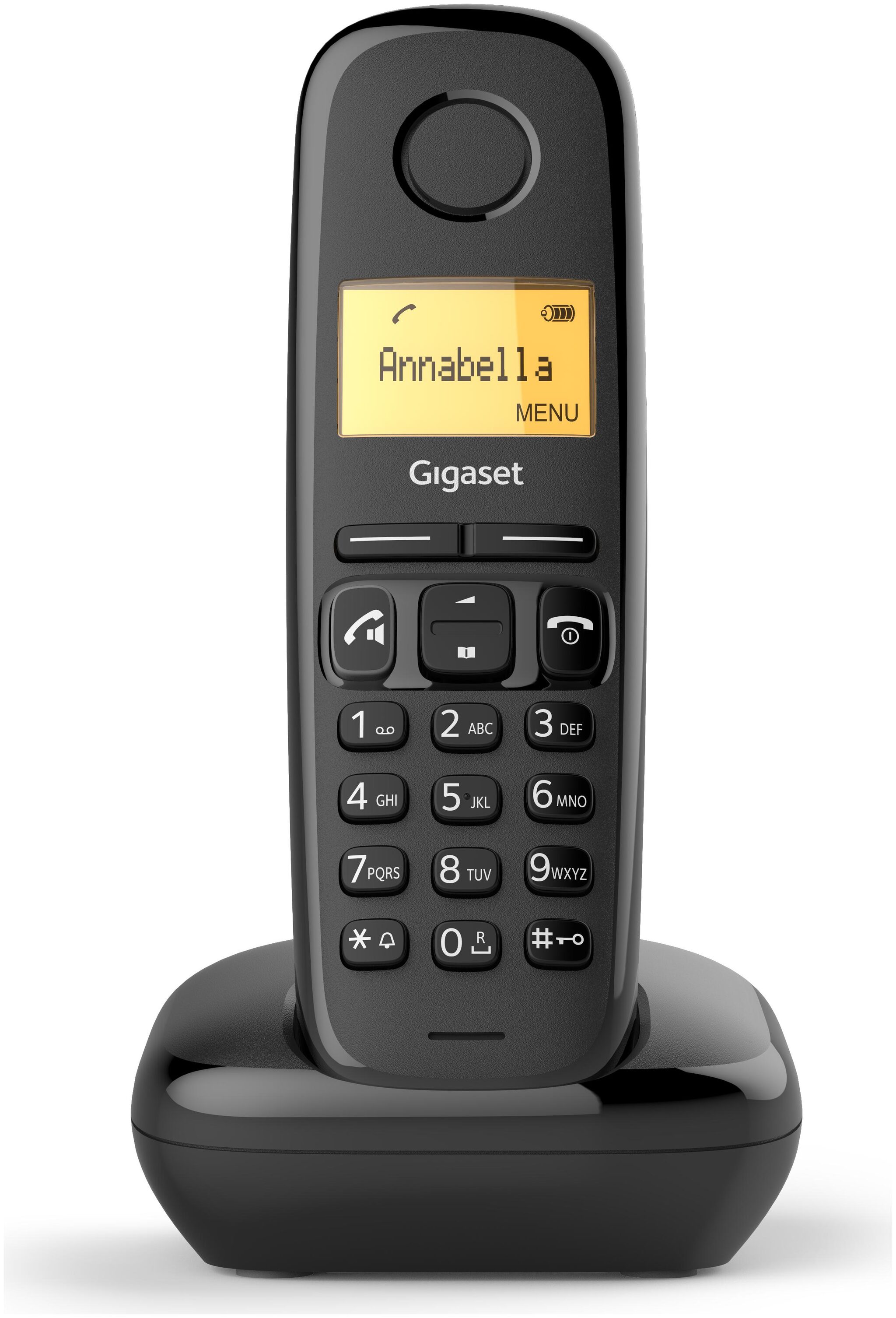 

GIGASET A270 MADE IN GERMANY CORDLESS WITH CALLER ID SPEAKER 80 PHONE BOOK MEMORY