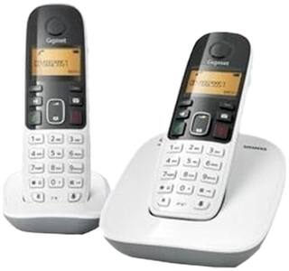 Gigaset A490 Duo white Cordless Landline Phone