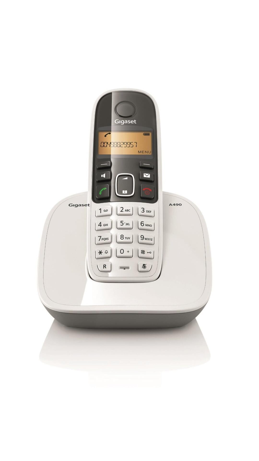 Buy Gigaset A490 white Cordless Landline Phone Online at Low Prices in
