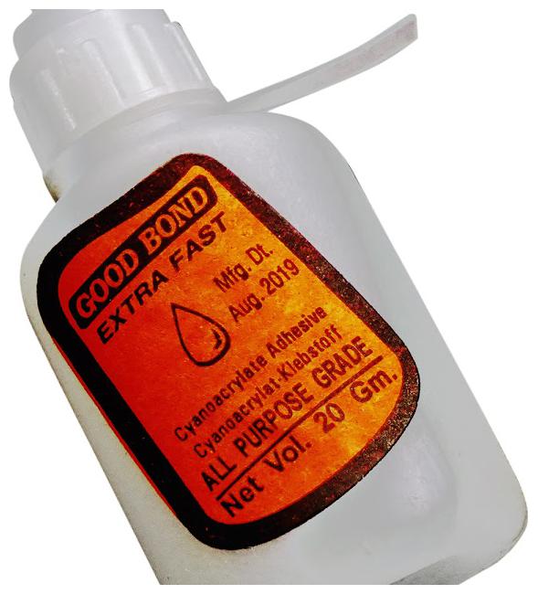 

Gilhot elfy 20gm good bond INSTANT ADHESIVE ALL PURPOSE ADHESIVE