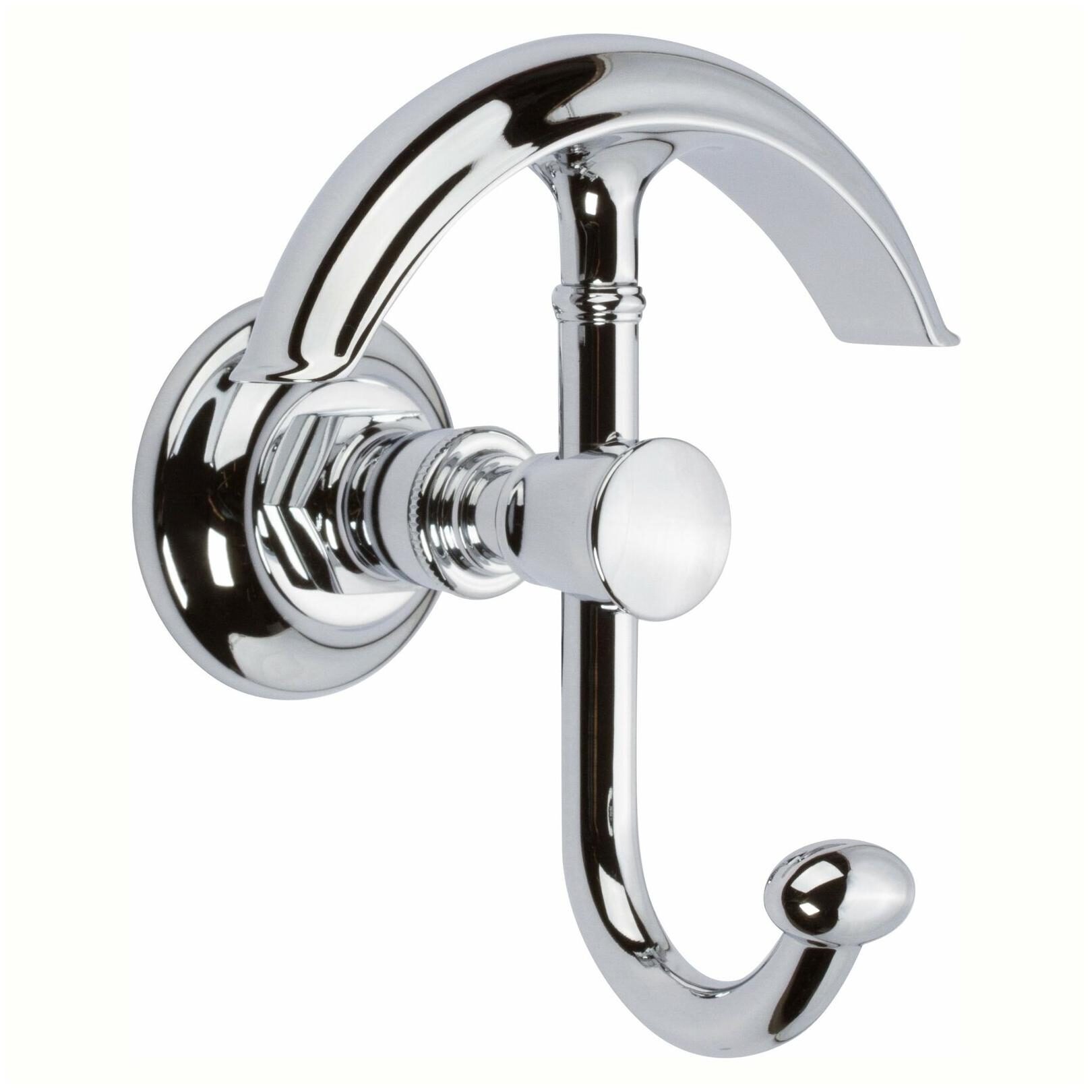 

Ginger 4811 PC Eavon Double Towel Robe Hook Polished Chrome