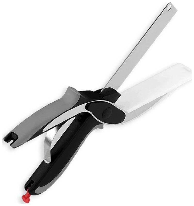 

Gjshop J01 Food Chopper Tool Slicer Dicer Vegetable Fruit Cutter Kitchen Scissors Knife Chopping Vegetable Fruit Chopper