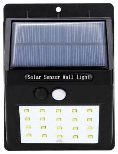 

Gjshop LED Outdoor Waterproof Energy Saving Street Yard Path Home Garden Security Lamp Solar Light