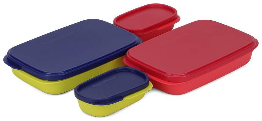 

G-King Assorted Lunch box ( Set of 2 590 ml )