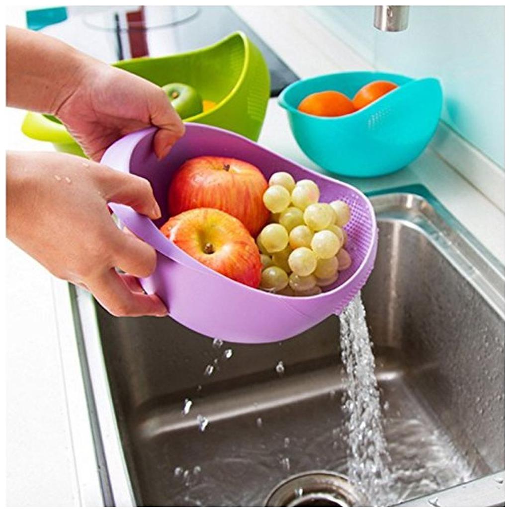 

Gking Multipurpose Rice Drainer Bowl