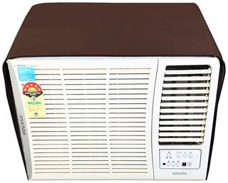 Glassiano Coffee Colored waterproof and dustproof window ac cover for LG LWA3GP5F AC 1 Ton 5 Star Rating