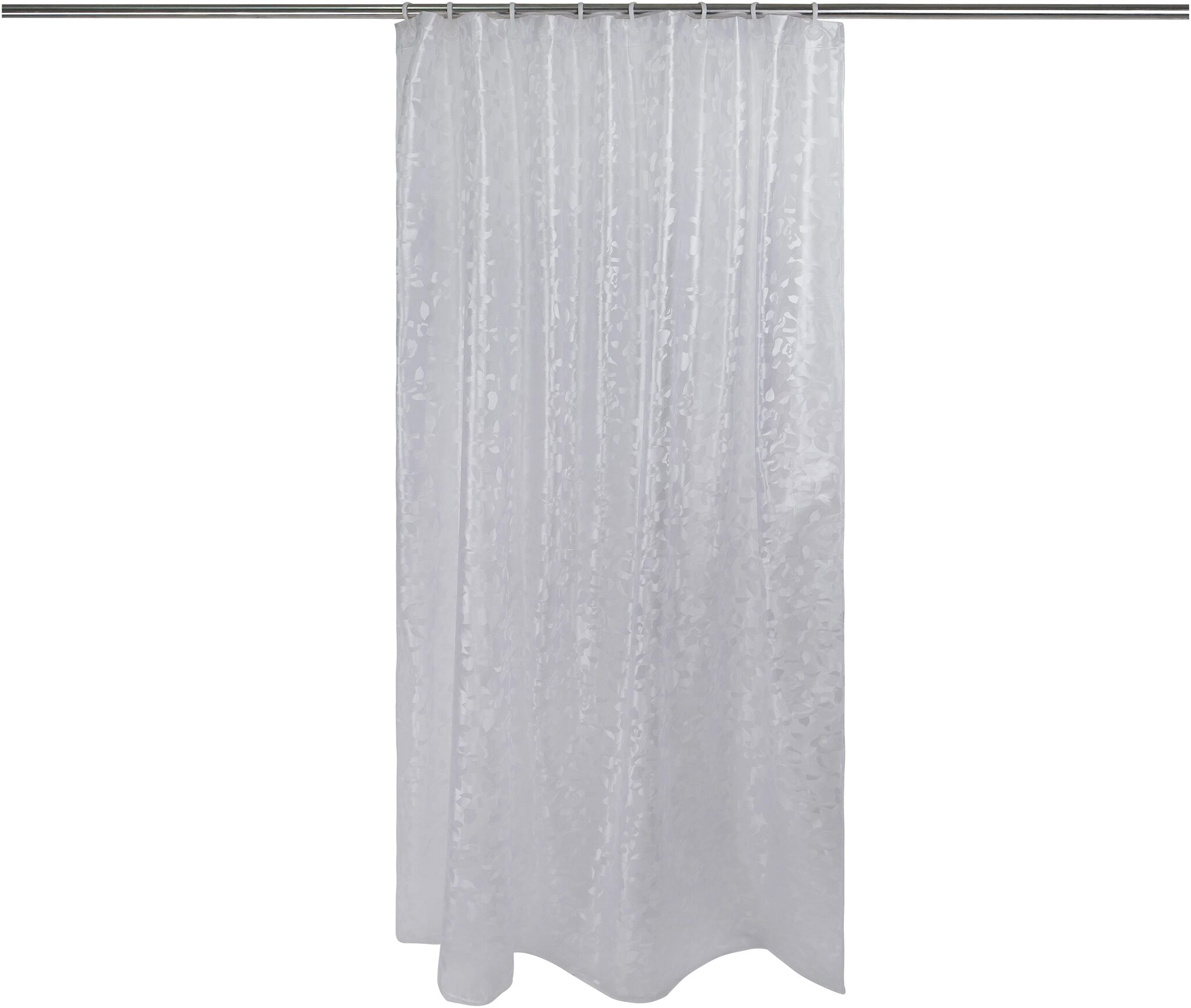 

Glassiano PVC Door Semi Transparent Cream Regular Curtain ( Rod Pocket Closure Plain )