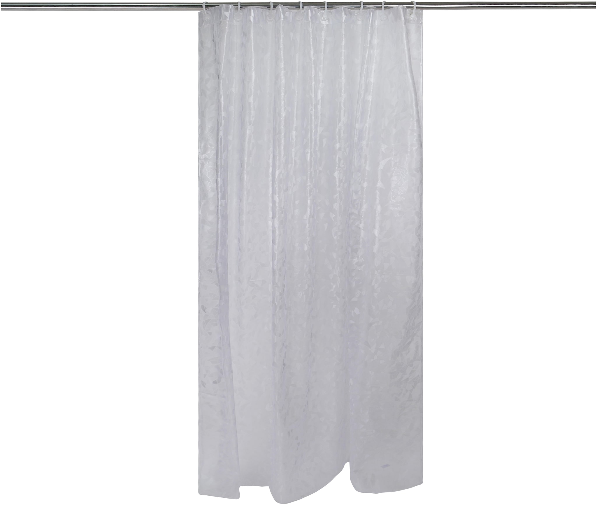 

Glassiano PVC Door Semi Transparent Cream Regular Curtain ( Rod Pocket Closure Plain )