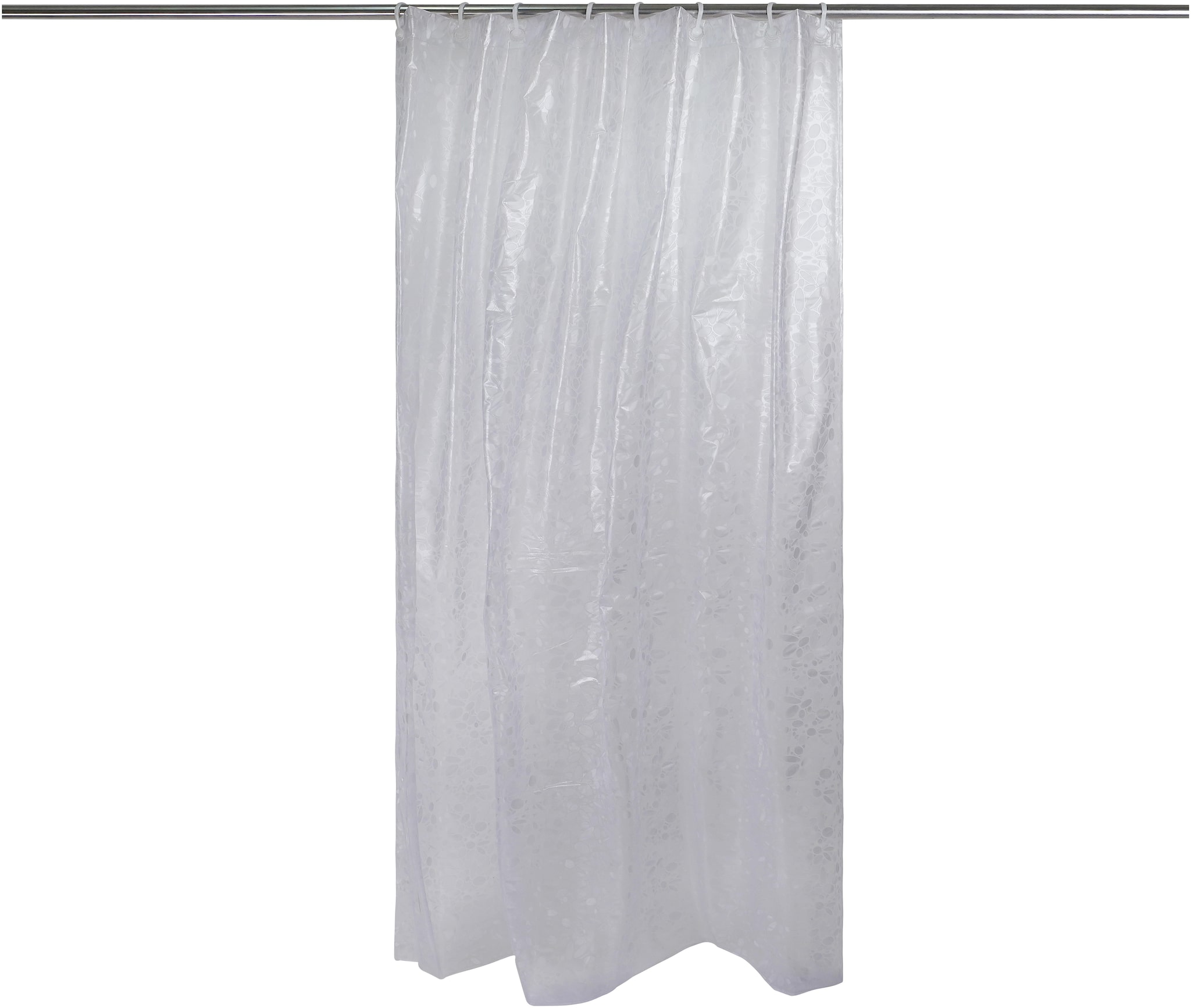 

Glassiano PVC Door Semi Transparent Cream Regular Curtain ( Rod Pocket Closure Plain )