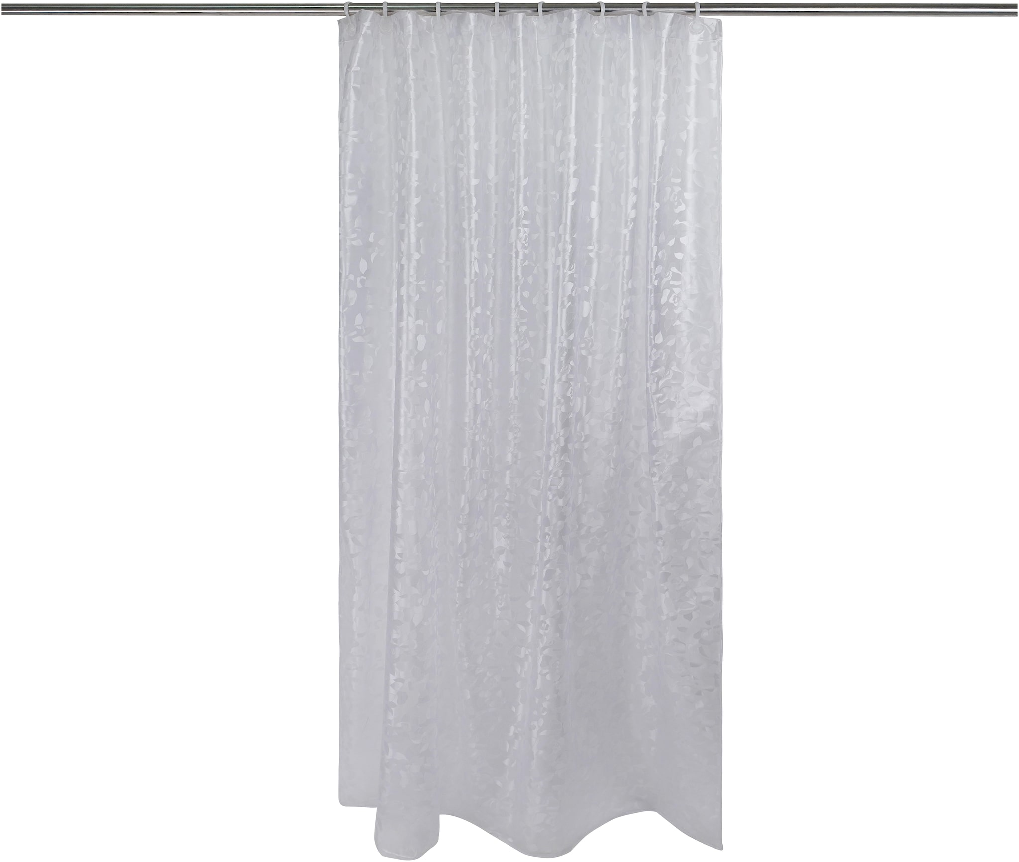 

Glassiano PVC Door Semi Transparent Cream Regular Curtain ( Rod Pocket Closure Plain )
