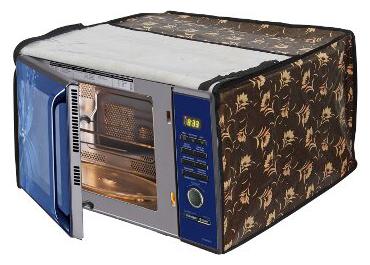 

Glassiano Floral Brown Printed Microwave Oven Cover for IFB 25 Litre Convection Microwave Oven (25BC4 Black Floral Design)
