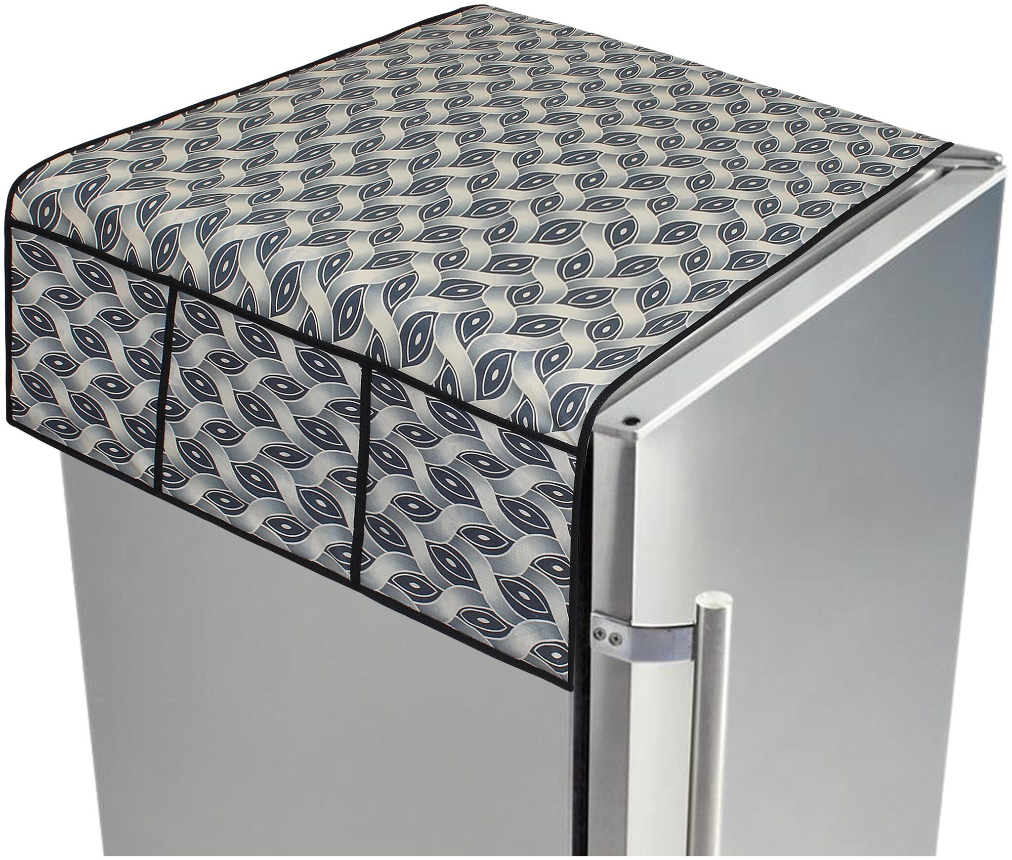 

Glassiano Fridge Top Cover With Pockets