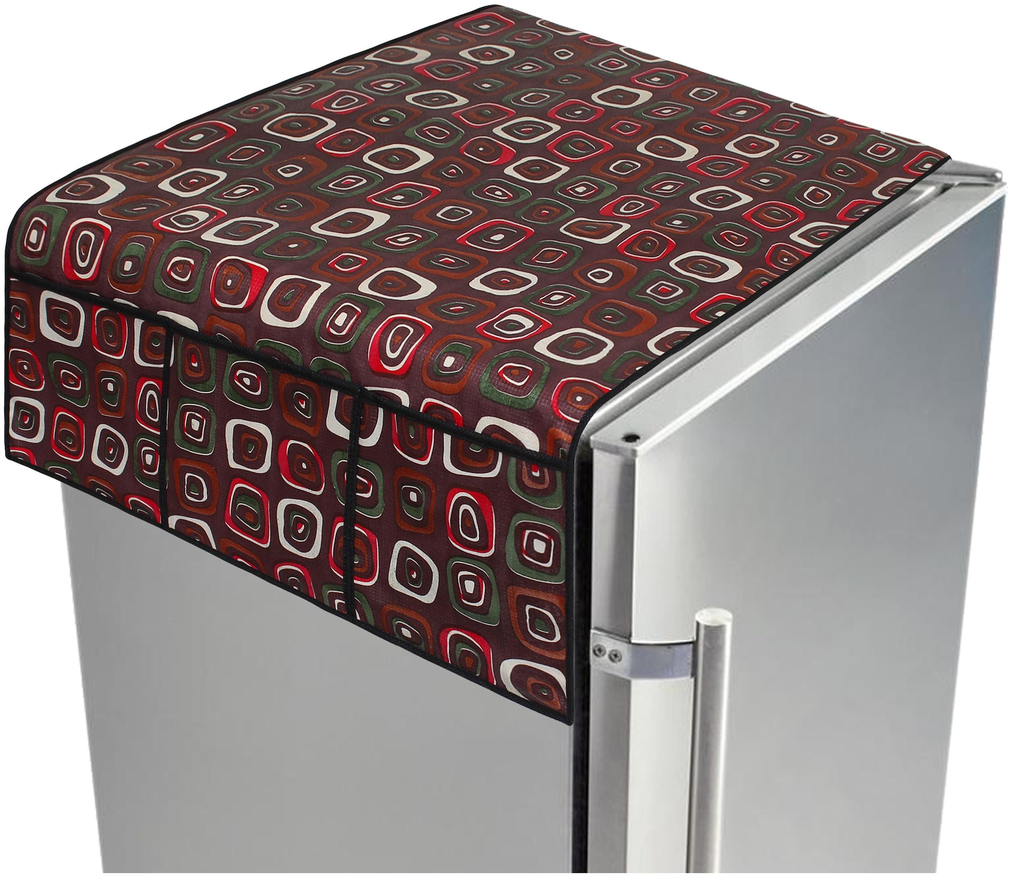 

Glassiano Fridge Top Cover With Pockets