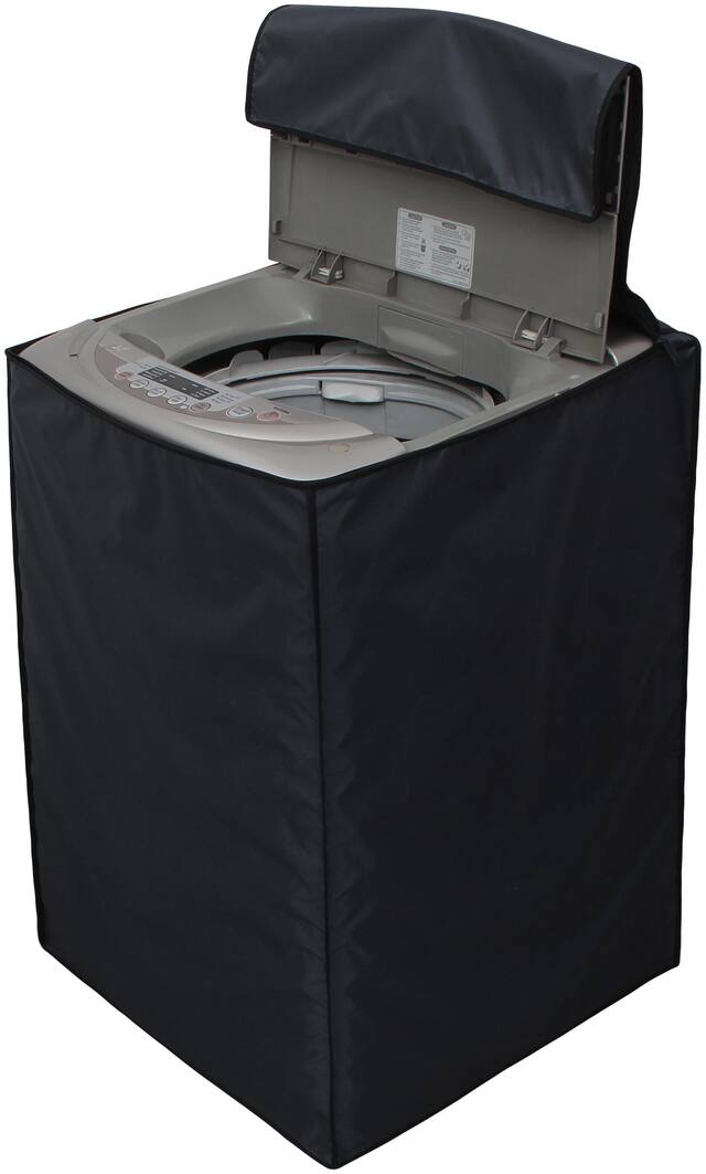 Glassiano grey colored Waterproof & Dustproof Washing Machine Cover For Ifb Fully Automatic Top Load TL- RDS Aqua 6.5kg washing machine