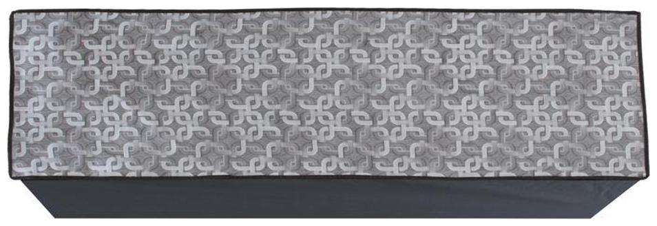 

Glassiano Grey Printed AC Cover for Split Indoor Unit 1 5 Ton