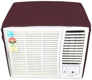 Glassiano Mehroon Colored waterproof and dustproof window ac cover for LG LWA5CS4F AC 1.5 Ton 4 Star Rating