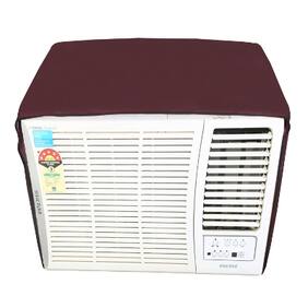 Glassiano Mehroon Colored waterproof and dustproof window ac cover for Carrier Estrella CACW12ES3S2 1 Ton 3 star AC