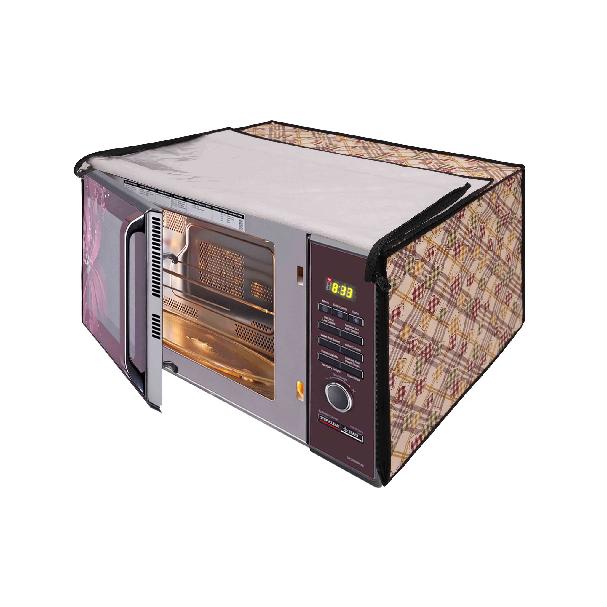 

Glassiano Microwave Oven Cover for Panasonic 27 L Convection Microwave Oven NN-CT644M