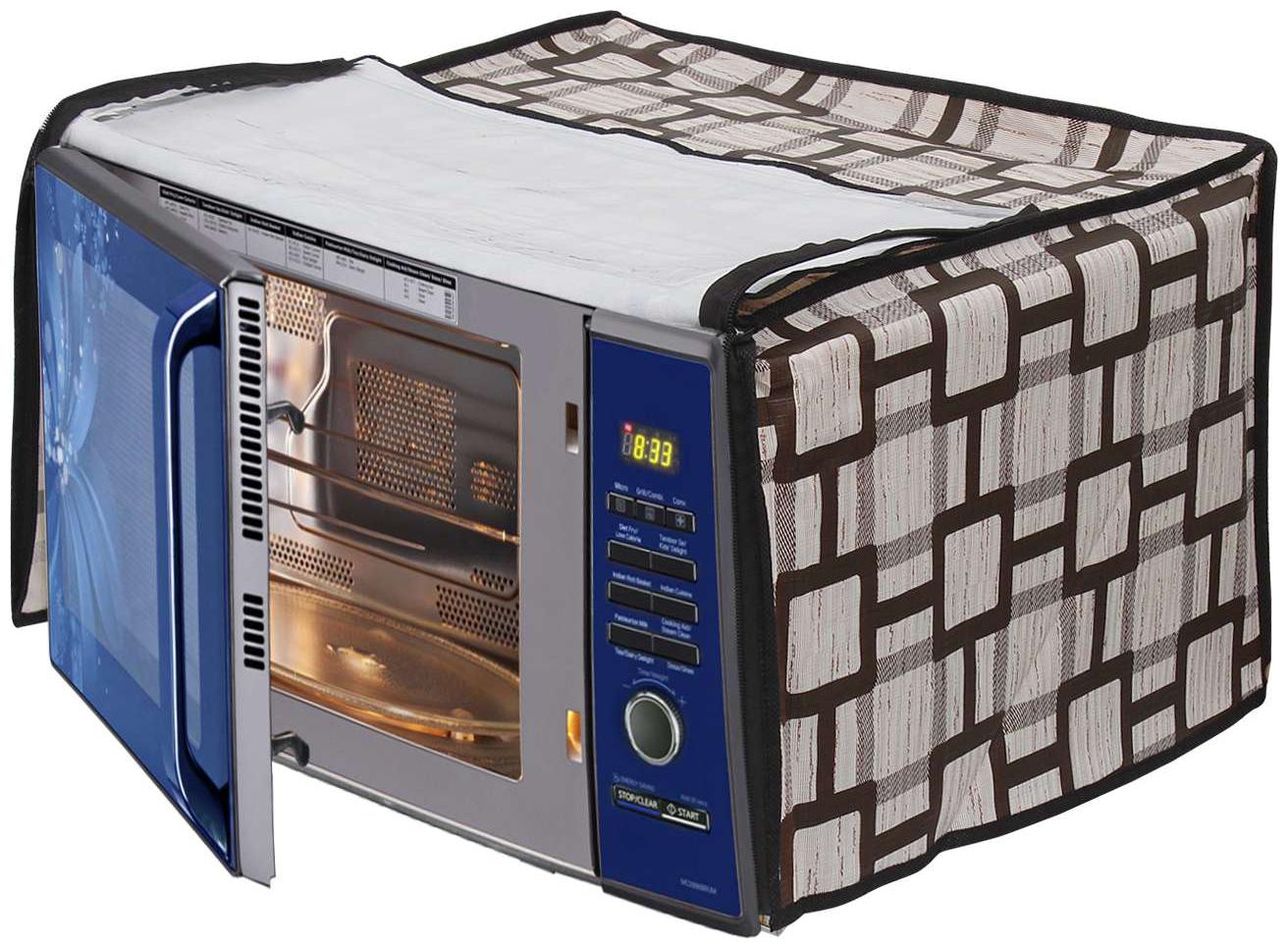 

Glassiano Microwave Oven Cover for Panasonic 27 Litre Convection Microwave Oven NN-CT644MFDG Black
