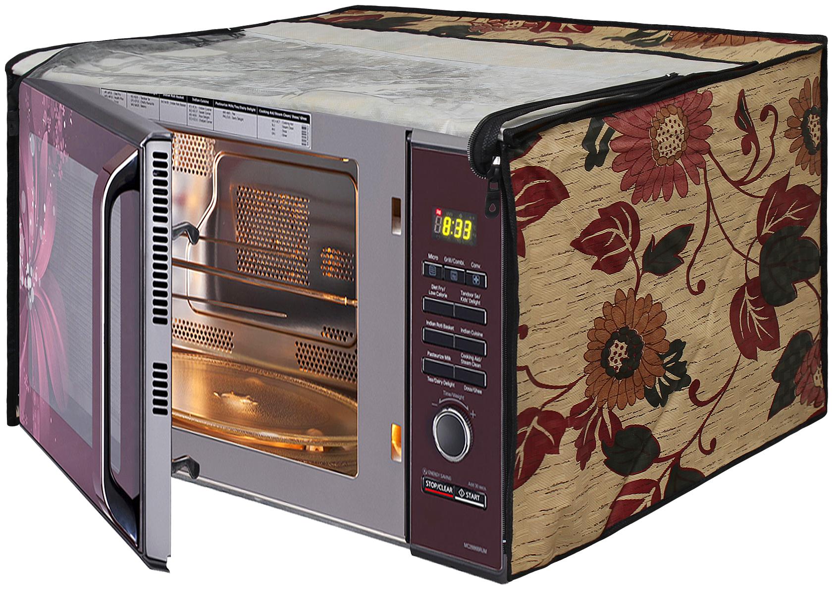 

Glassiano Microwave Oven Cover for Samsung 28 Litre Convection Microwave Oven MC28H5025VB TL