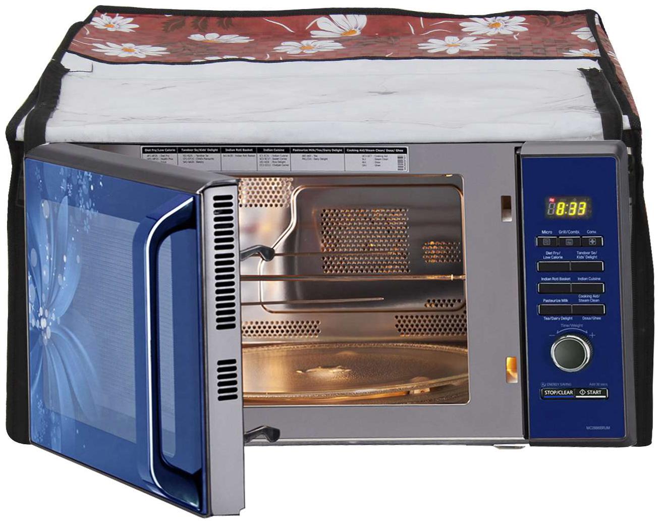 

Glassiano Microwave Oven Cover for IFB 25 Litre Grill Microwave Oven 25PG3B Black