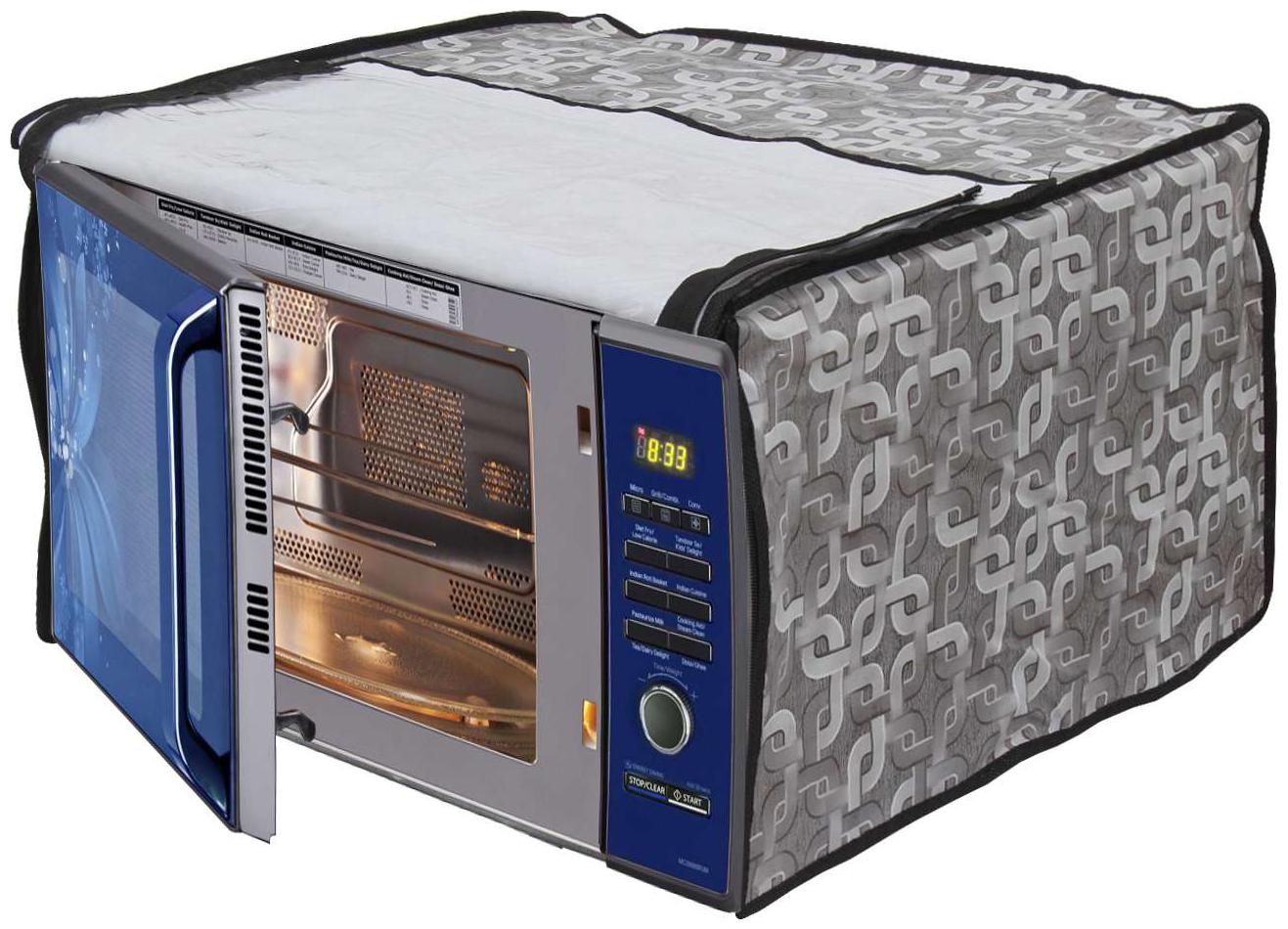 

Glassiano Microwave Oven Cover for LG 32 Litre MJ3286BRUS Convection Microwave Oven